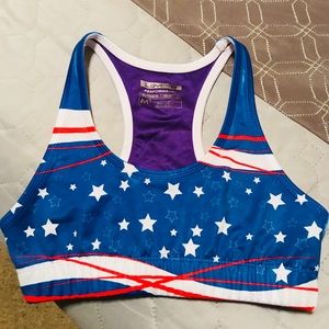 Girls athletic/cheer sports bra